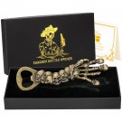 Bottle Opener Gift for Men Skull Hand Cool Original Gifts Set Personalized Bronze Bottle Beer