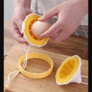 Kitchen Gadget 1 Set Golden Egg Trap Artifact with Drawstring Manual Rotating Egg Yolk
