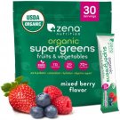 Zena Nutrition Organic Super Greens Powder, 70+ Superfoods, 0 Sugar - Mixed Berry Zena Nutrition Organic Super Greens Powder, 70+ Superfoods, 0 Sugar - Mixed Berry