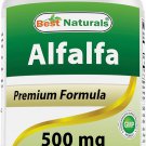 Best Naturals Alfalfa Green Super Food 500 mg 180 Capsules (180 Count (Pack of 1)) Best Naturals Alfalfa Green Super Food 500 mg 180 Capsules (180 Count (Pack of 1))