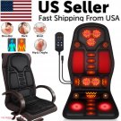 Massage Seat Cushion Heated Back Neck Body Massager Chair For Home Car Office