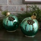 Set of 2 6" Starry Night High Shine Ornaments by Valerie