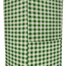 Green Checked Gingham Blender Cover Size Large