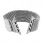 For Apple Watch 42mm Milanese Loop Magnetic Stainless Steel Watch Band (Silver)