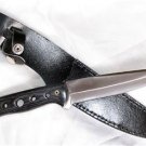 Hunting Knife 12" Black Pakawood Handle w/sheath