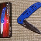 ELITE RANGER 3 3/4' Folder Stainless Belt Clip Liner Lock FREE SHIP