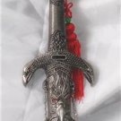 SILVER SNAKE & BIRD HILT, Scabbord 31 1/2" NEW IN BOX