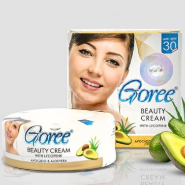Goree Avocado & Aloe Vera Beauty Cream 30g Original Natural Skin Care Formula Tracking Provided