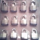 30 mm Padlock - 12 pc keyed alike -1 " padlocks  !