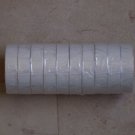10 rolls of white color vinyl electrical tape