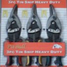 3pc tin snap plier set