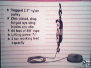 2 TON POLY ROPE HOIST