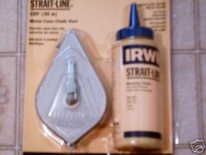 Straight Line" Chaulk Marker with blue chaulk