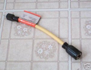 Female Twist Lock Extension Cord w/ male plug