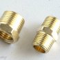 2 pcs AIR FITTING ADAPTER-3/8"npt,1/4"npt-Brass