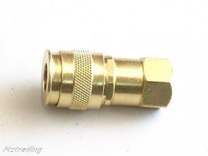UNIVERSAL COUPLER - ACOPLADOR TRIPLE - BRASS