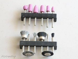 12pcs sanding kit - 1/8" shank