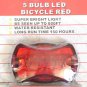 led bulb bicycle back light - red