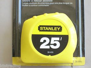 25' power return rule STANLEY TAPE MEASURE -- SAE