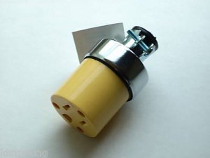 Female Plug Ends - 2 pole and 1 grounding - for 3 wires