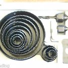 16 pcs hole saw kit