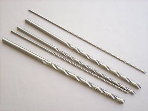 5 pcs 12" hss drill bit set