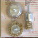 Brass Wire Wheel Brush Set