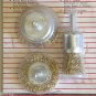 Brass Wire Wheel Brush Set