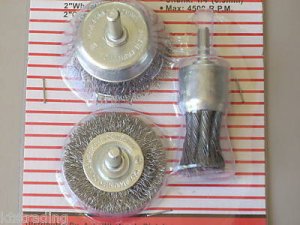 Steel Wire Wheel Brush Set