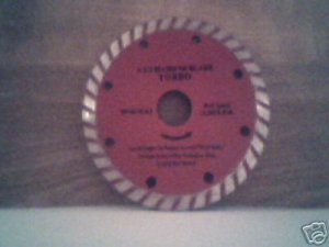 4-1/2" turbo cutoff diamond saw blade