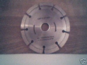 4"  dry cutoff diamond saw blade