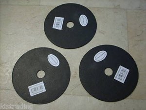 3qty 4-1/2" x 1/32" x 5/8" Cutoff Saw Blades for Metal