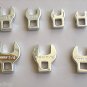 7 pc crow foot wrench set - standard
