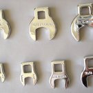 7 pc crow foot wrench set - metric