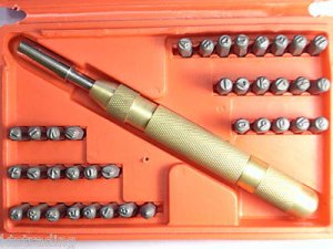 1/8" Letter & Number Punch Stamp