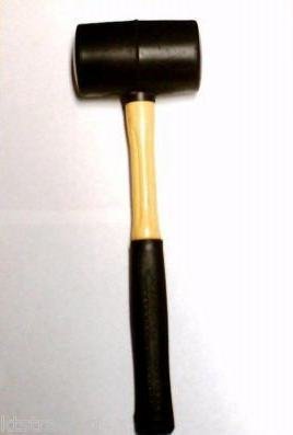 30 oz Rubber Mallet with Fb/Hdl