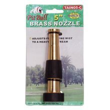 5" WATER HOSE BRASS NOZZLE