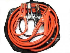 heavy duty booster jump cable - 6 gauge x 16 ft