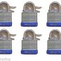30 mm Padlock - 6 pc keyed alike - 1 " padlocks