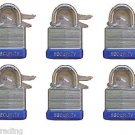 50 mm Padlock - 6 pc keyed alike - 2 " padlocks!