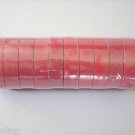 10 rolls of red color vinyl electric tape