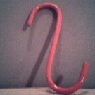 10pc "S" hooks - Vinyl coated