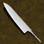 Chef knife Blank Blade Japanese Gyuto Shape Billet Knife Making Home Hobby