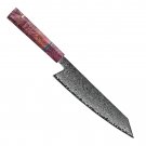 Chef Knife Japanese Kiritsuke Shape Blade 8" Laminated Steel Wood Handle Kitchen Knives Slicing Cook