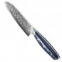 Professional Damascus Chef Kitchen Knife High Carbon 5 Inch Santoku Knife