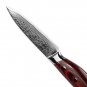 Damascus Kitchen Utility Knife 5 Inch Paring Peeling Fruit Kitchen Knives