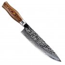 Professional Japanese Damascus Stainless Steel Chef Knife Premium Pakka Handle Professional Japanese Damascus Stainless Steel Chef Knife Premium Pakka Handle