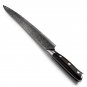 Damascus Kitchen Knife 9.5 inch Black Premium G10 Handle