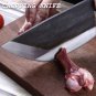 Handmade Chinese Cleaver Chef Kitchen Knife Chopping Butcher Tool