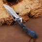 Tactical Knife Folding Pocket Knives Damascus Blade Home Outdoor BBQ Tool